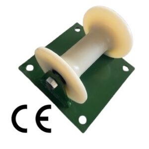 RODILLO RECTO DE ALEACIÓN DE ALUMINIO PARA CABLE